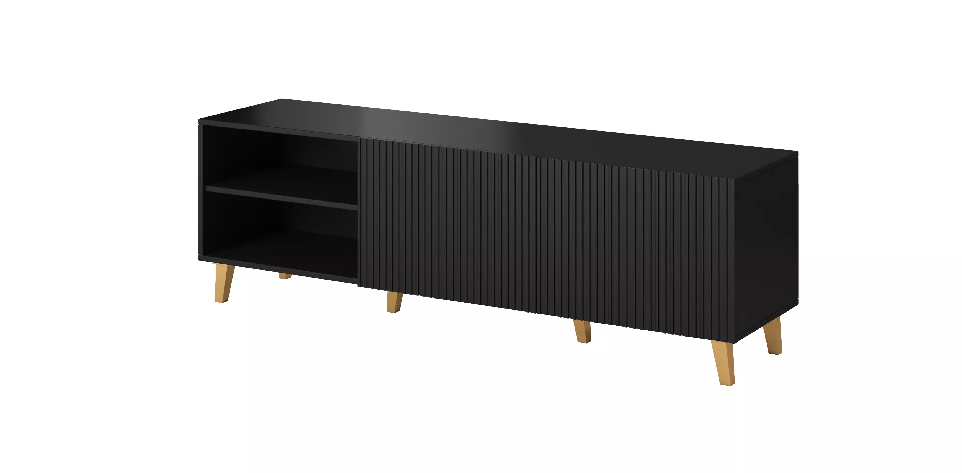Cama RTV cabinet PAFOS 150x42x52 Black