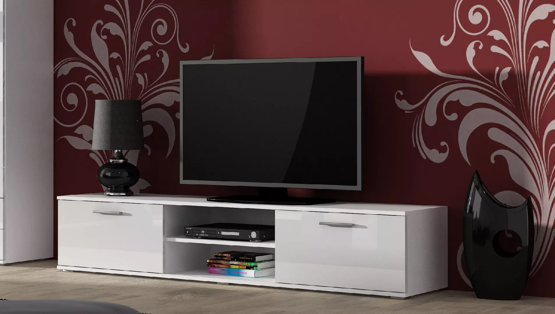 Cama TV stand SOHO 180 white/white