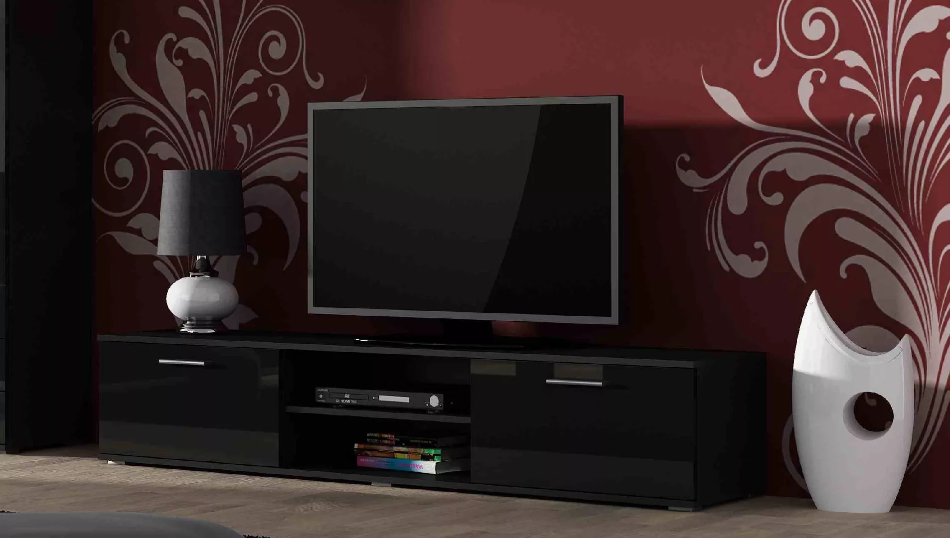 Cama TV stand SOHO 180 black/black