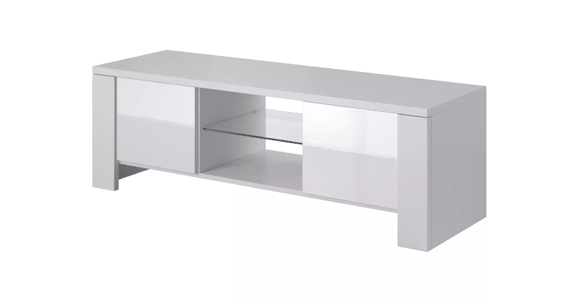Cama TV stand WEST 42/130/42 white/white