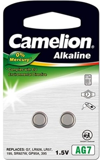 Camelion  AG7/LR57/LR926/395  Alkline Buttoncell  2 pc(s)
