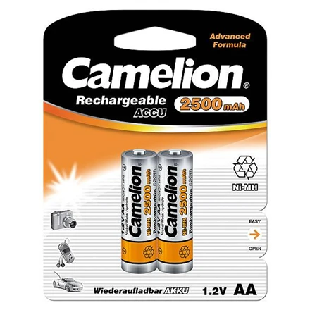 Camelion  AA/HR6  2500 mAh  Rechargeable Batteries