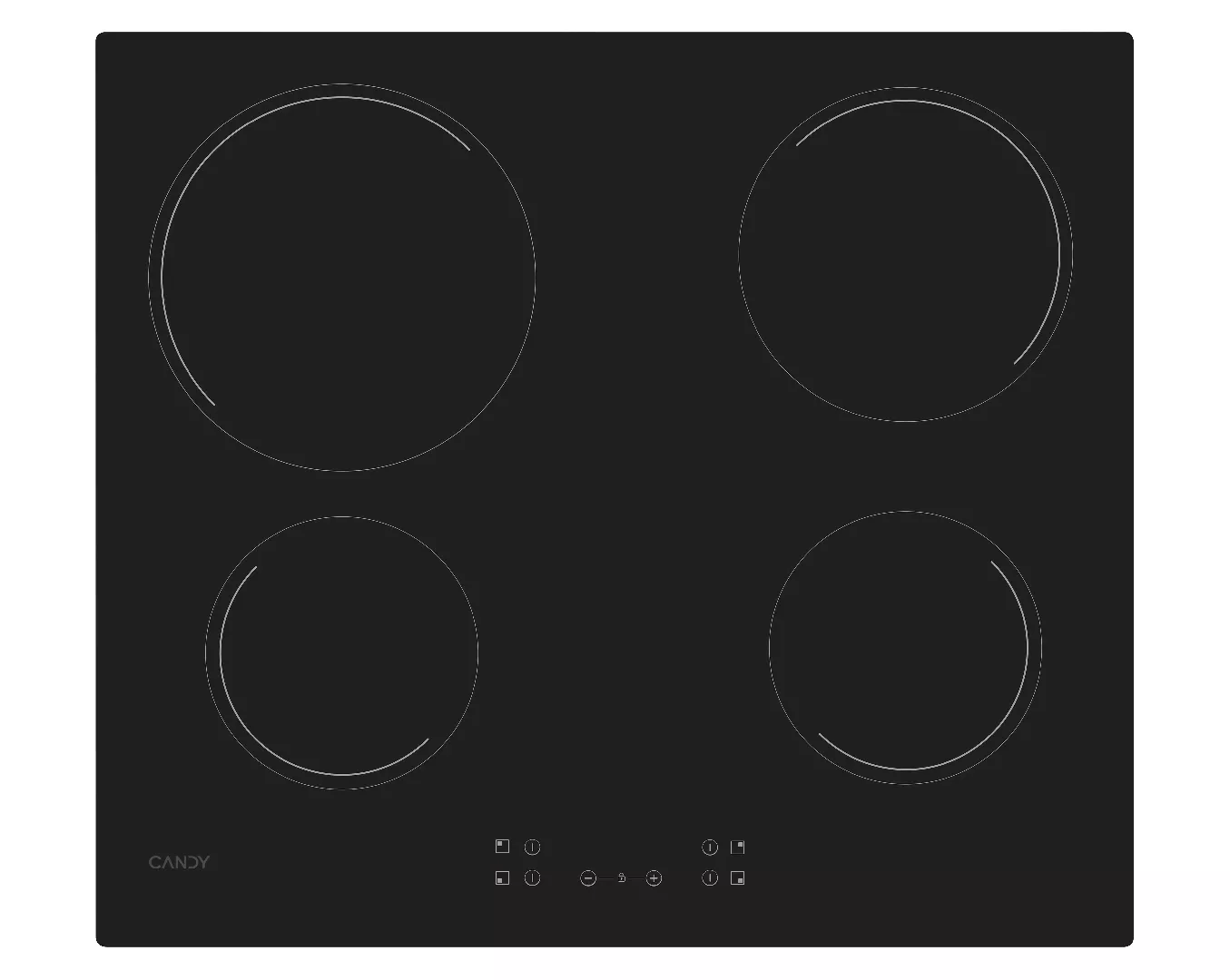 Candy Idea CH64CCB/4U2 Black Built-in 59