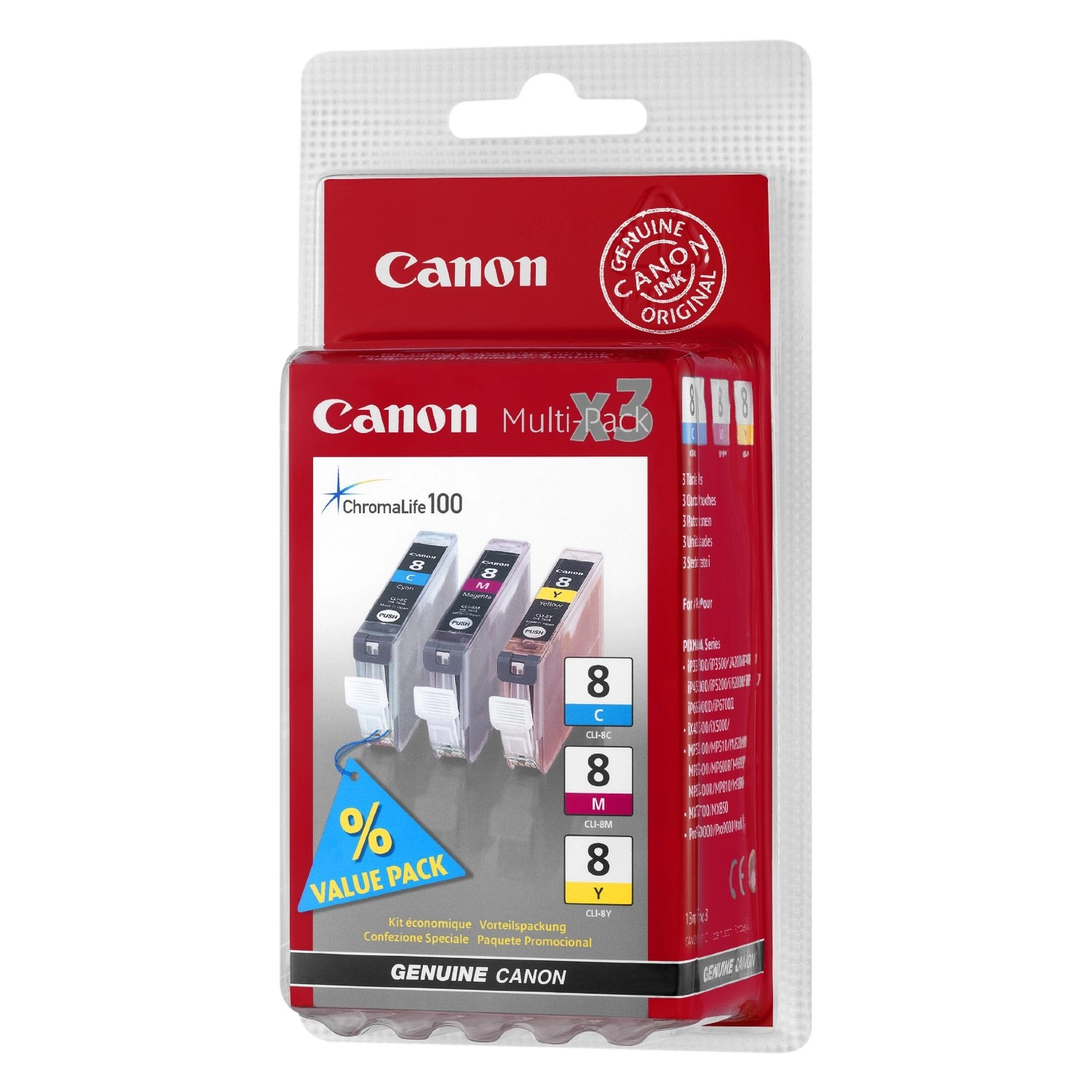 Canon CLI-8 C/M/Y ink cartridge 3