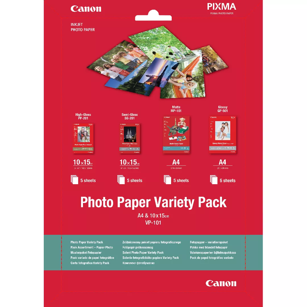 Canon VP-101 Photo Paper Variety Pack