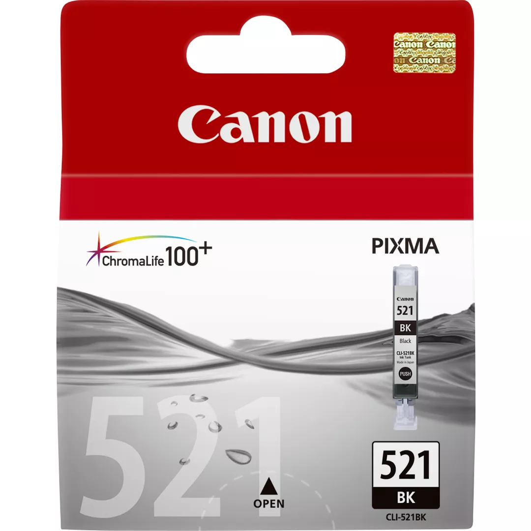 Canon CLI-521BK Black Ink Cartridge 2933B001