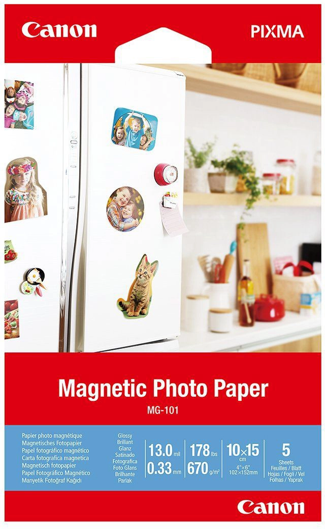 Canon MG-101 Magnetic Photo Paper 4x6"