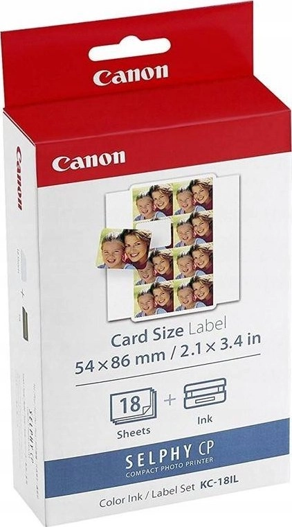 Canon KC-18IL Colour Ink + 54