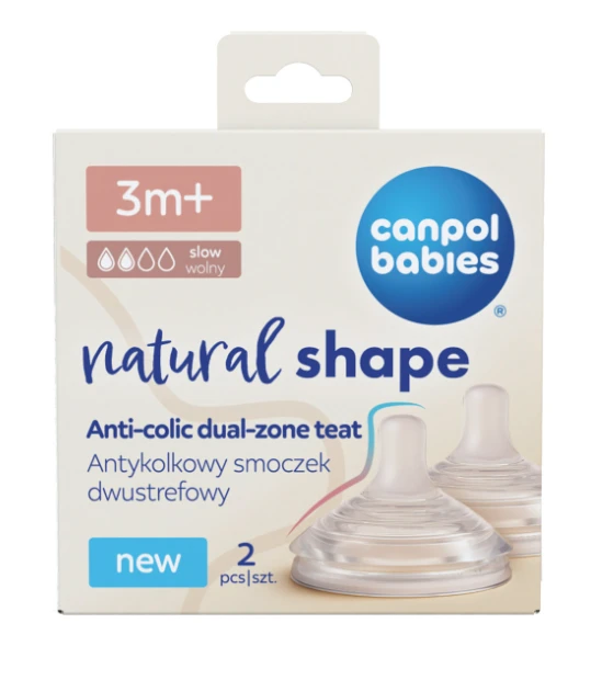 CANPOL BABIES pacifier NATURAL SHAPE Anti-colic