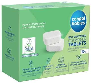 CANPOL BABIES ekologiškos indaplovės tabletės  30