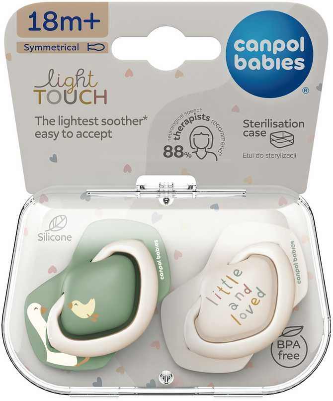 CANPOL BABIES simetrinis silikoninis čiulptukas GOOSE