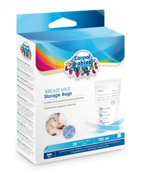 Canpolbabies Canpol Babies maišeliai pienui šaldyti