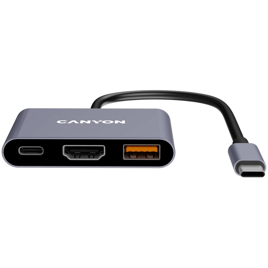 Canyon USB-3-in1  HUB USB-C  HDMI/1xUSB-A/PD 100W