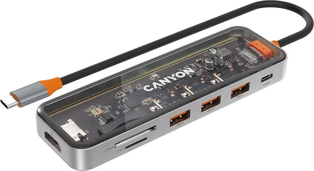 CANYON hub DS-13 7in1 4k USB-C