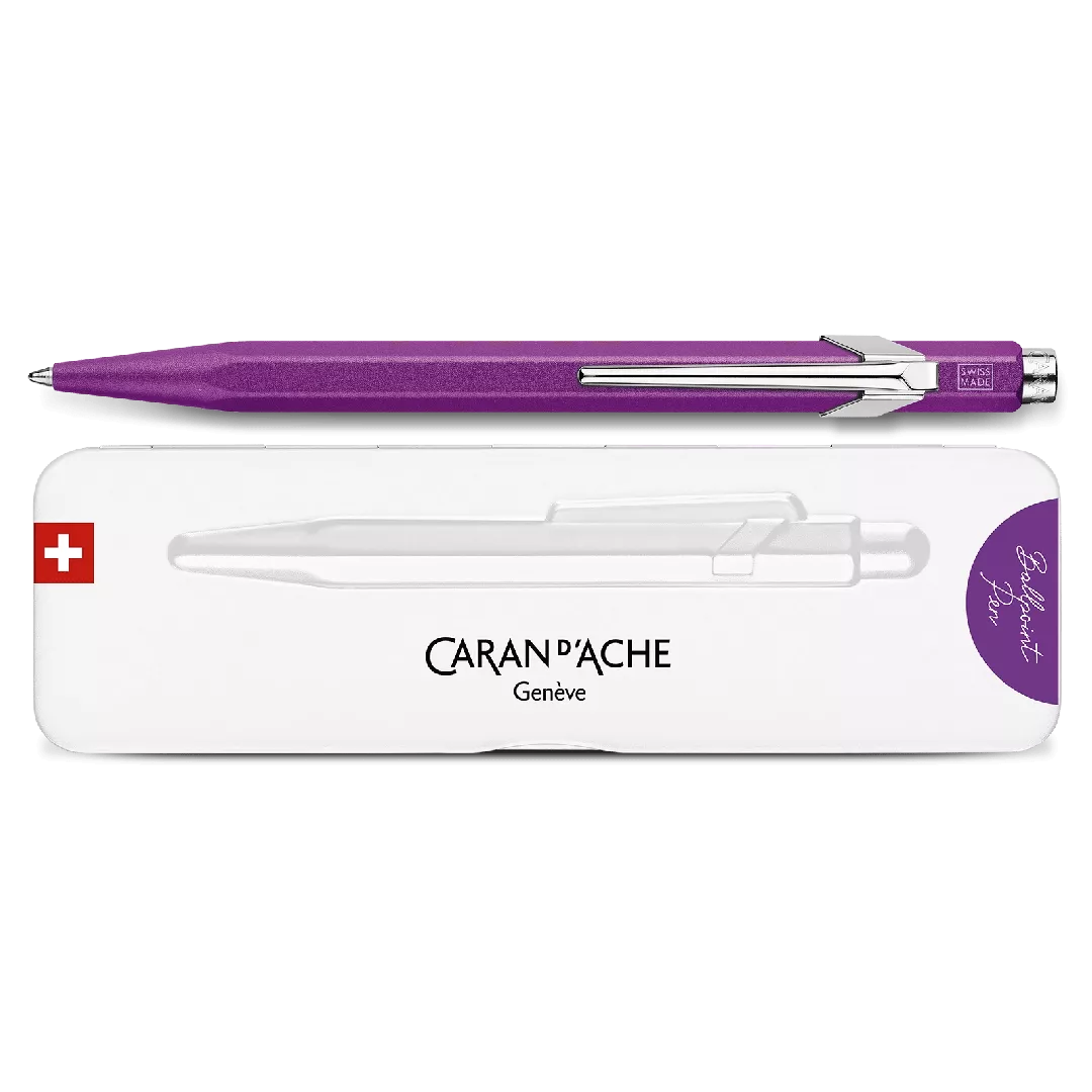 Caran d-Ache 849 COLORMAT-X Blue Clip-on