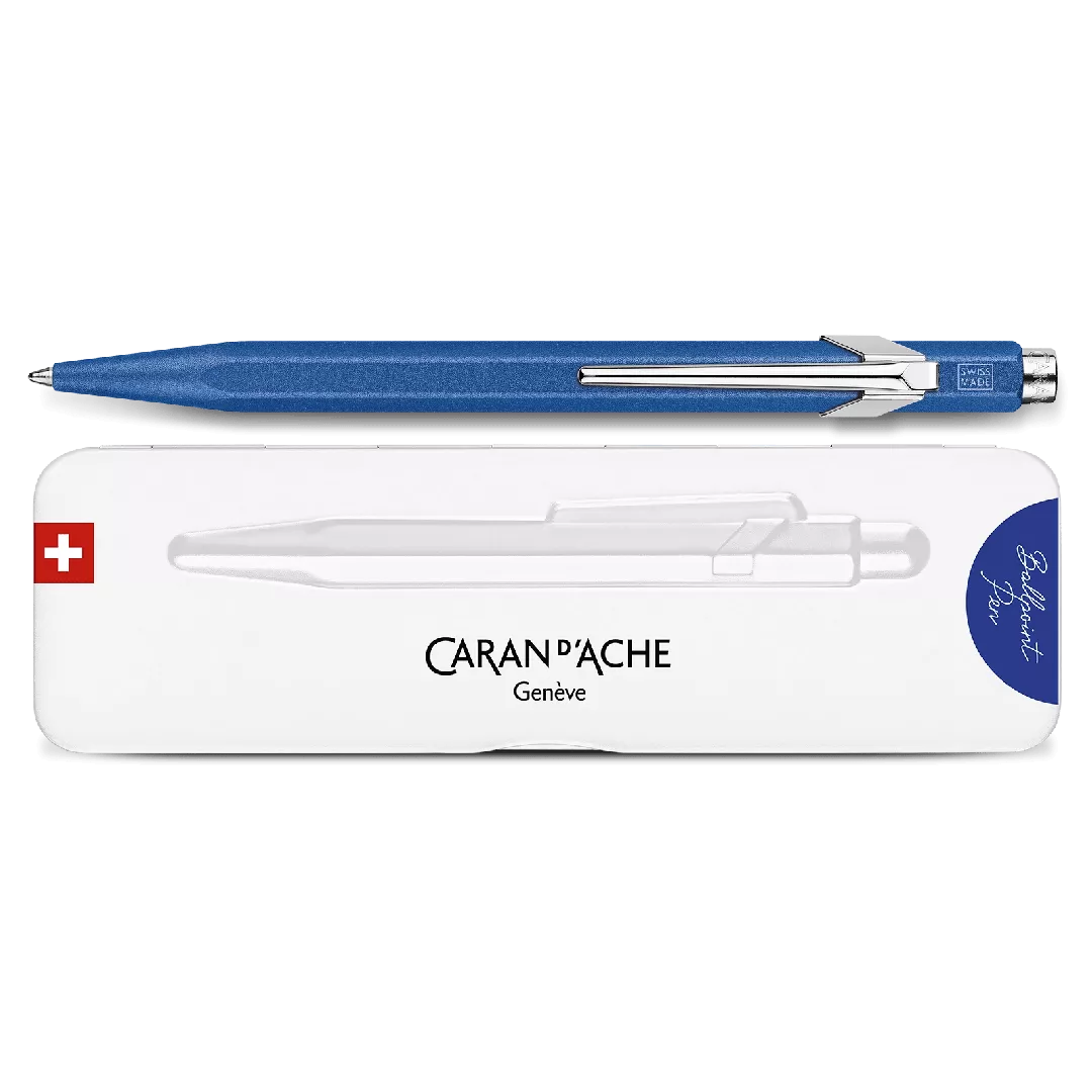 Caran d-Ache 849 COLORMAT-X Blue Clip-on