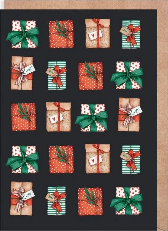 Christmas Gifts card eco envelope K129