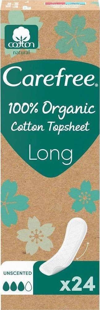 Carefree Cotton Long sanitary pads 24