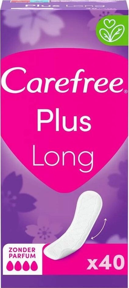 Carefree Carefree Plus Long Unscented sanitary