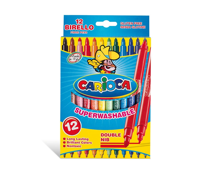 Carioca Birello felt pen Fine/Medium Multicolour