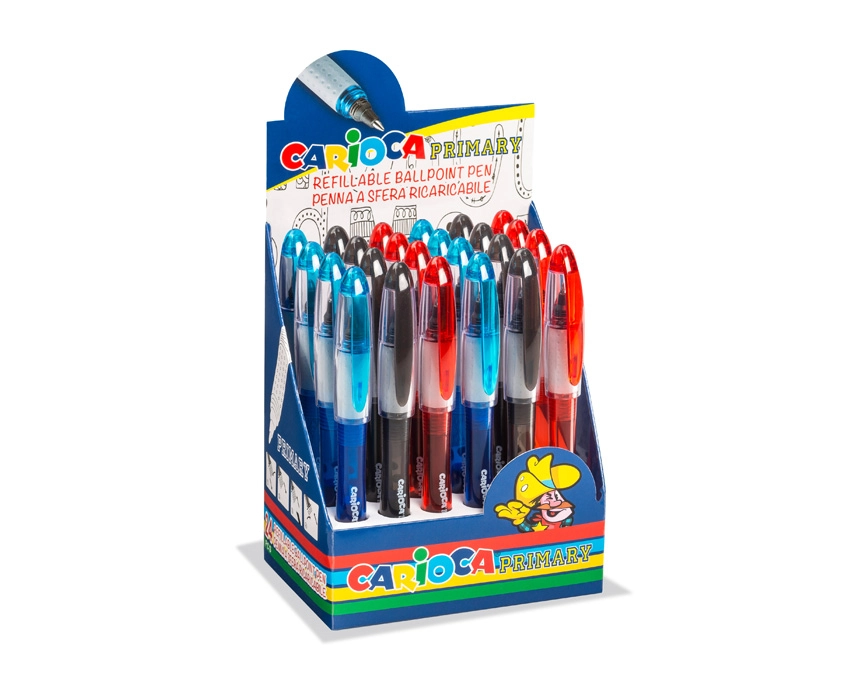 Carioca Primary Blue Stick ballpoint pen