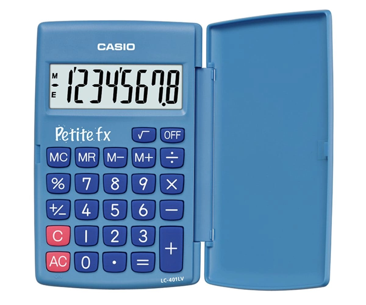 Casio PETITE FX (LC-401LV-BU) calculator Pocket