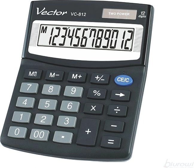 Kalkulator Casio VECTOR KAV CD-1182 K-VCD1182BLK