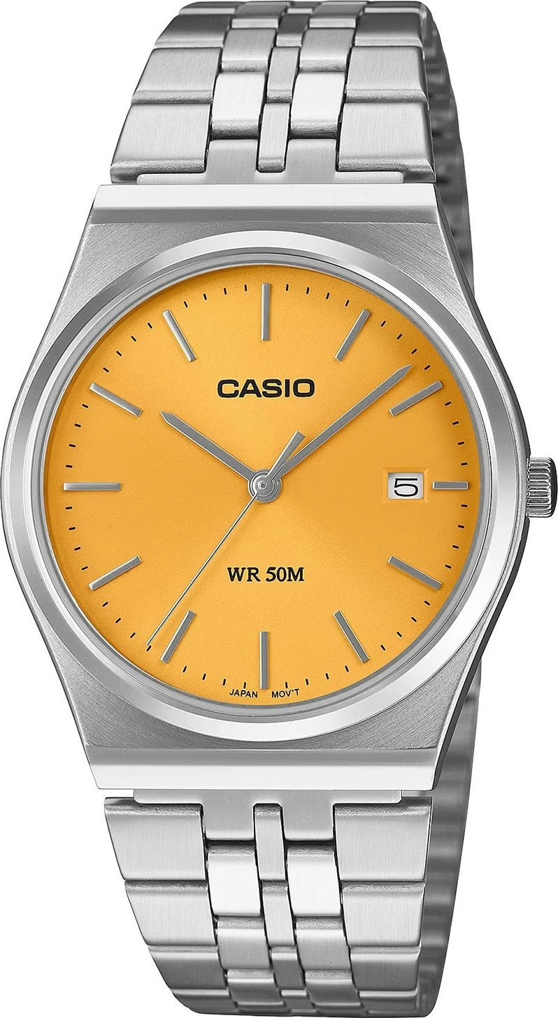 Casio pulkstenis Casio MTP-B145D-9AVEF vīriešu pulkstenis, sudrabs