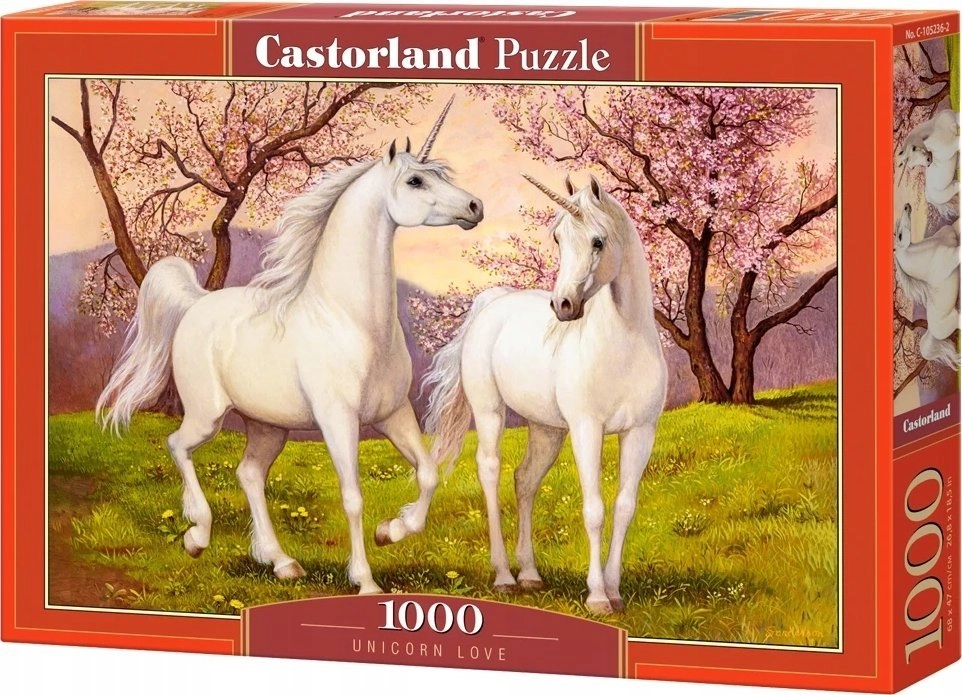 Castor Puzzle 1000 pieces Unicorns in