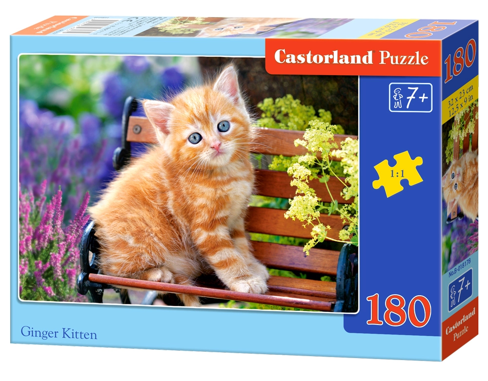 Castorland Ginger Kitten 180 pcs Jigsaw
