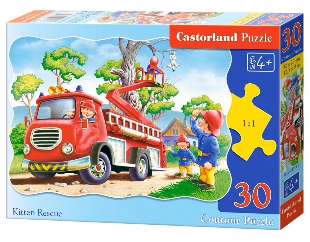 Castorland Kitten Rescue 30 pcs Contour