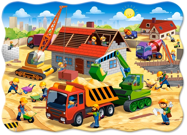Castorland House in Construction Jigsaw puzzle