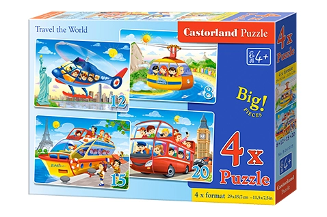 Castorland TRAVEL THE WORLD 8 pc(s)