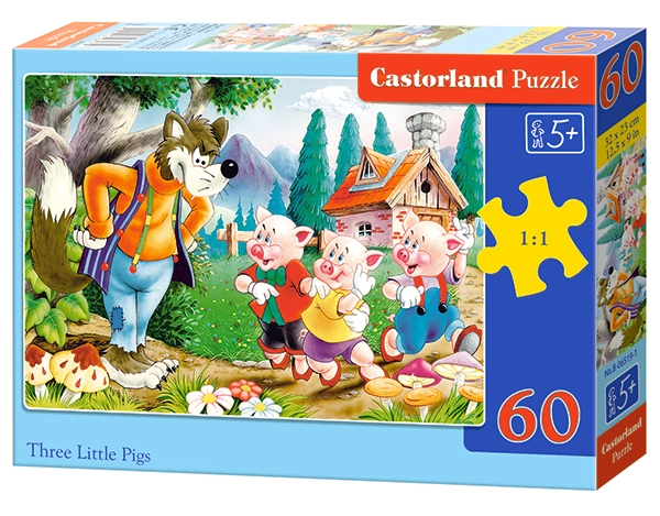 Castorland Three Little Pigs 60 pcs