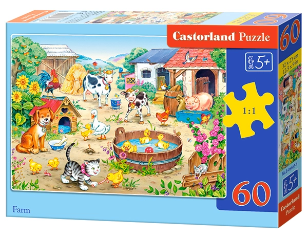 Castorland Farm 60 pcs Jigsaw puzzle