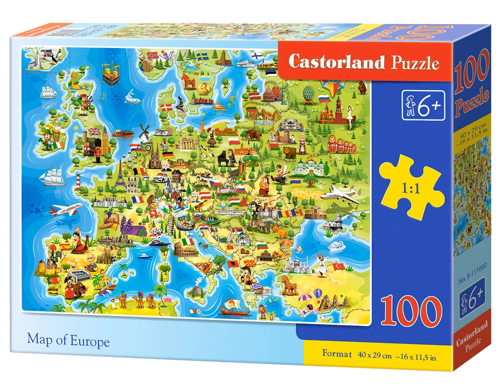Castorland Map of Europe Jigsaw puzzle