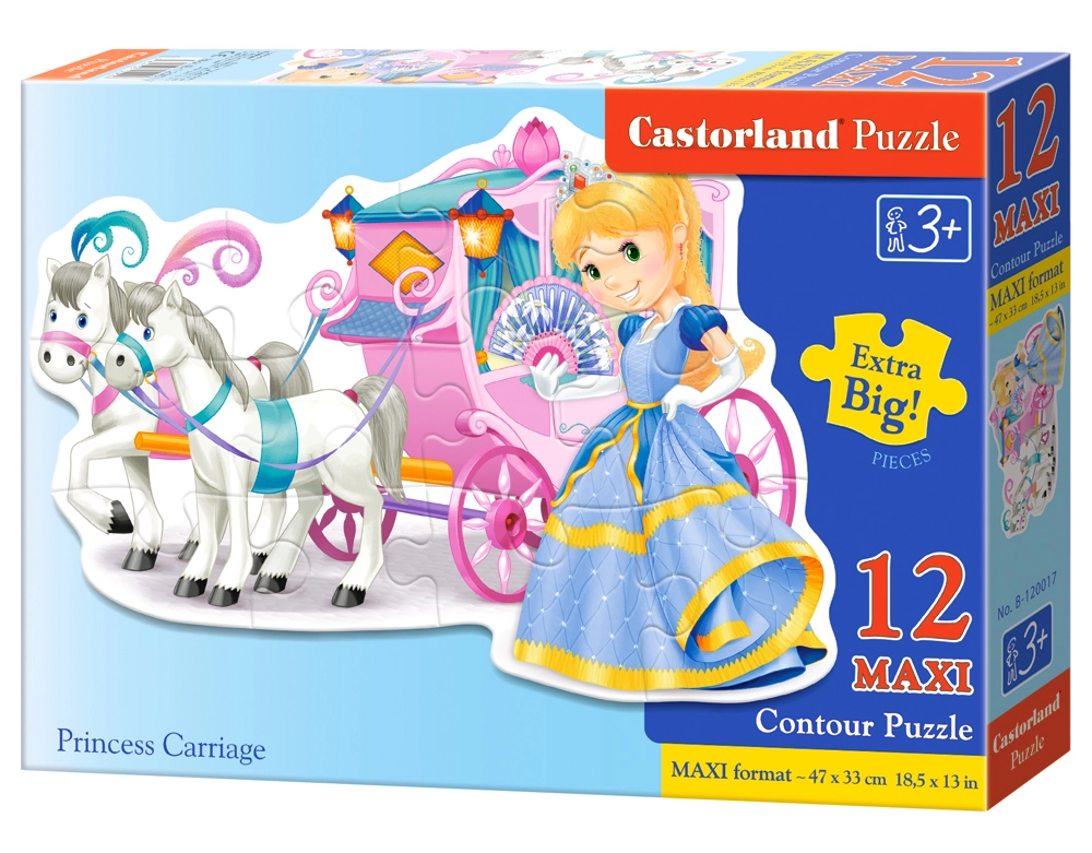 Castorland Princess Carriage 12 Maxi pcs