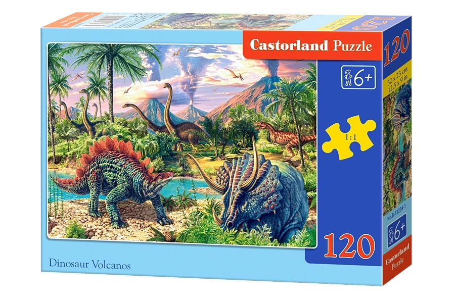 Castorland Dinosaur Volcanos 120 pcs Jigsaw
