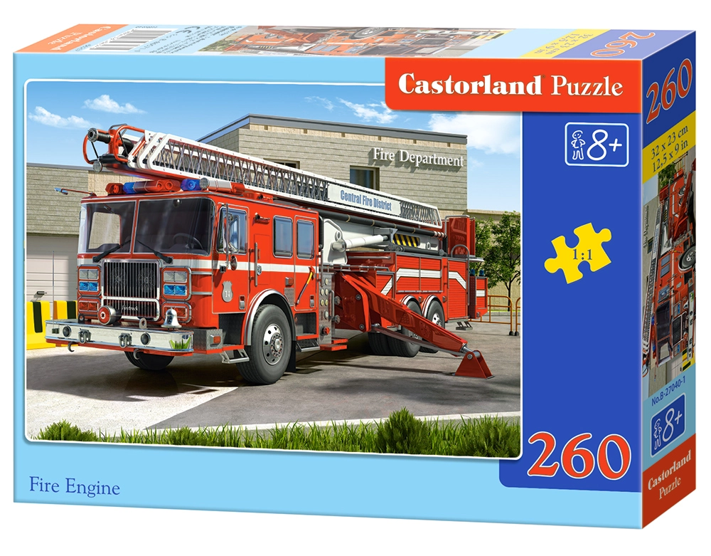 Castorland Fire Engine 260 pcs Jigsaw