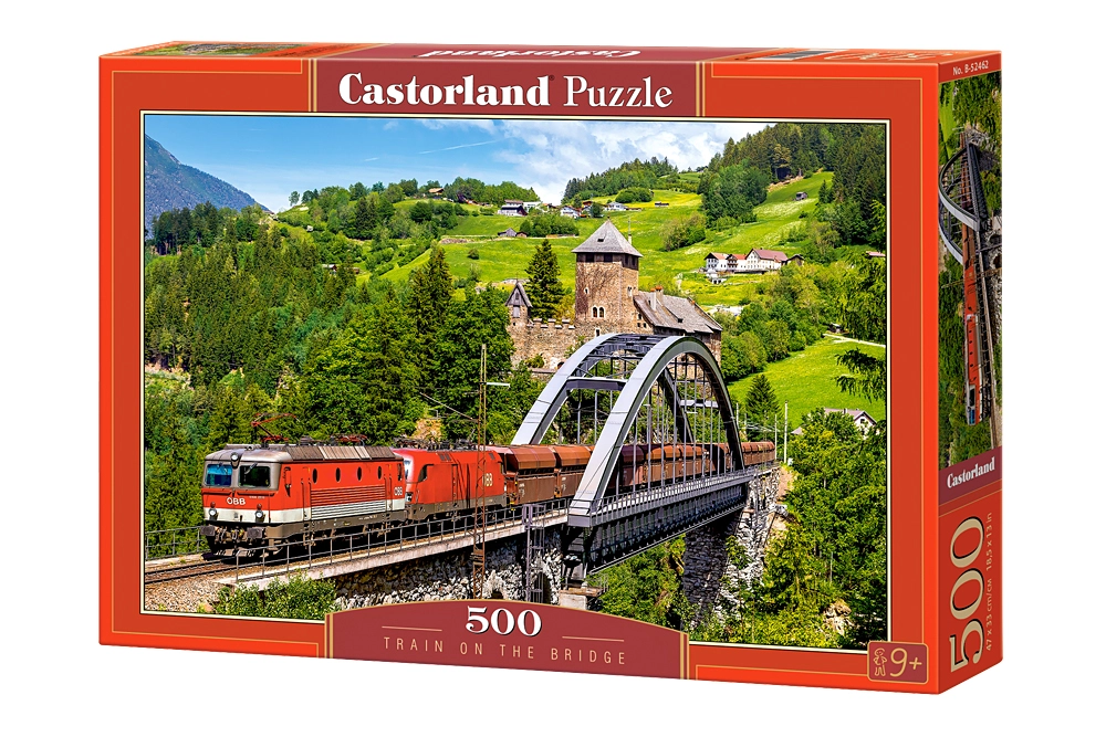 Castorland Train on the bridge 500
