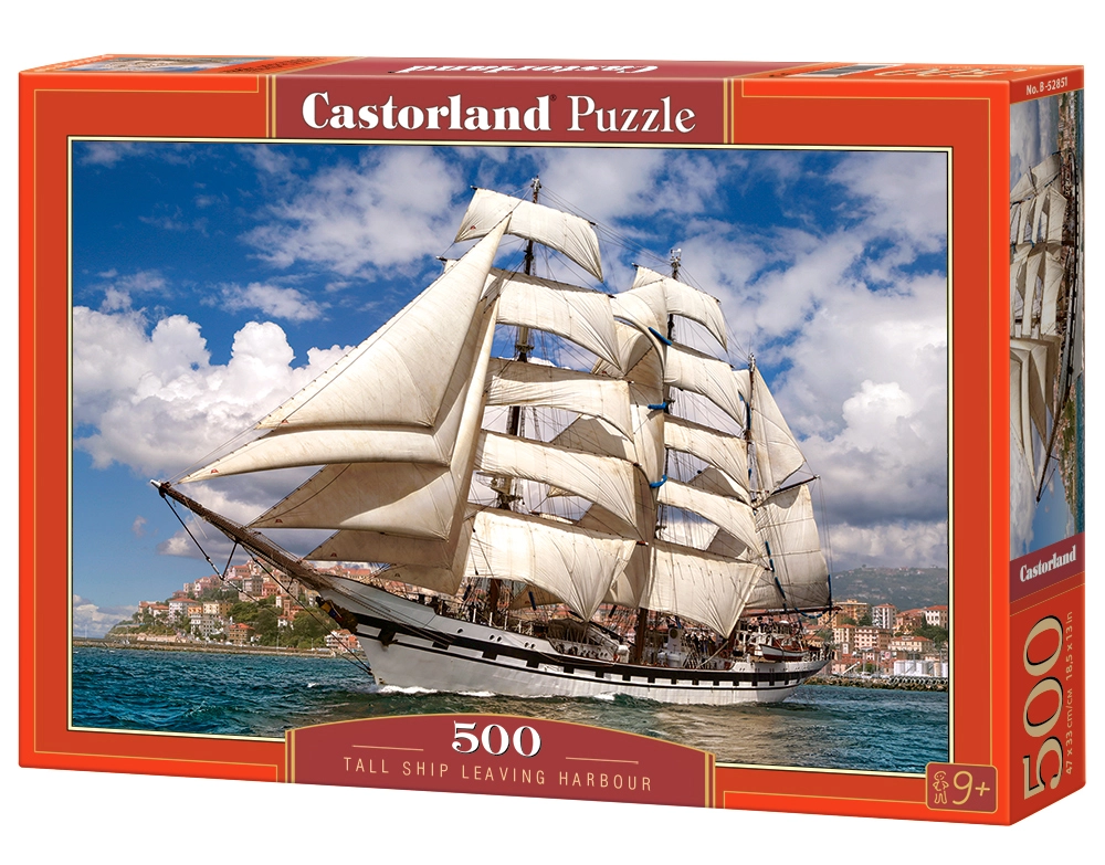 Castorland Tall Ship Leaving Harbour 500