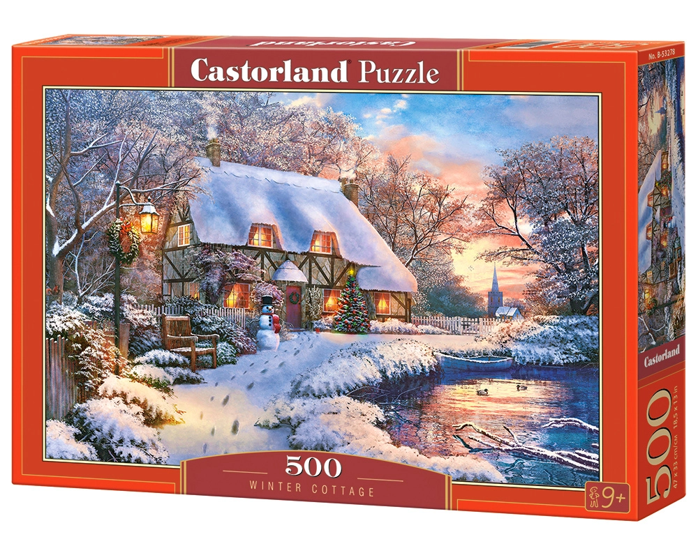 Castorland Winter Cottage 500 pcs Jigsaw