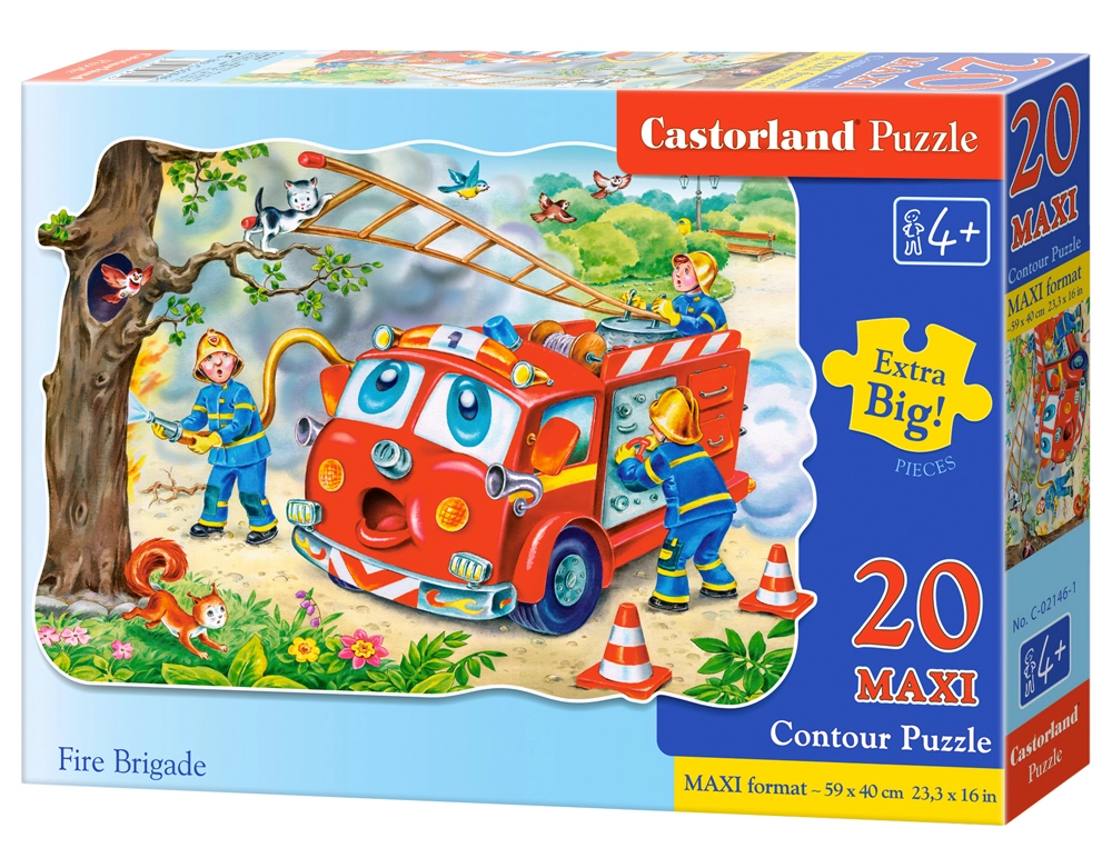 Castorland Fire Brigade 20 Maxi pcs