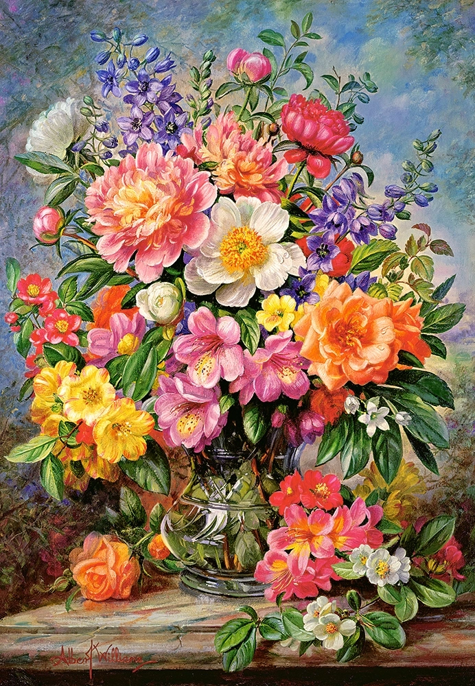 Castorland June Flowers in Radiance Jigsaw