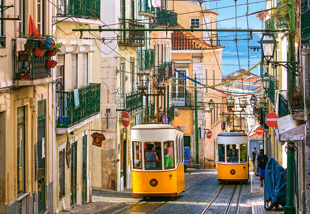Castorland Lisbon Trams  Portugal Jigsaw puzzle