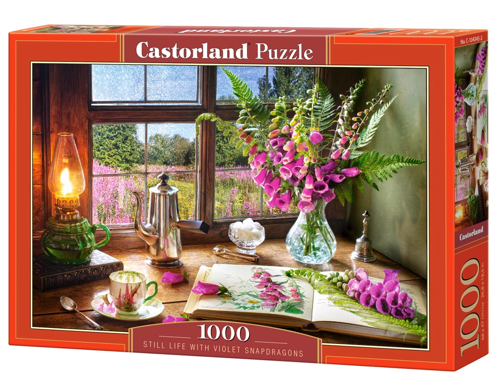 Castorland Still Life with Violet Snapdragons