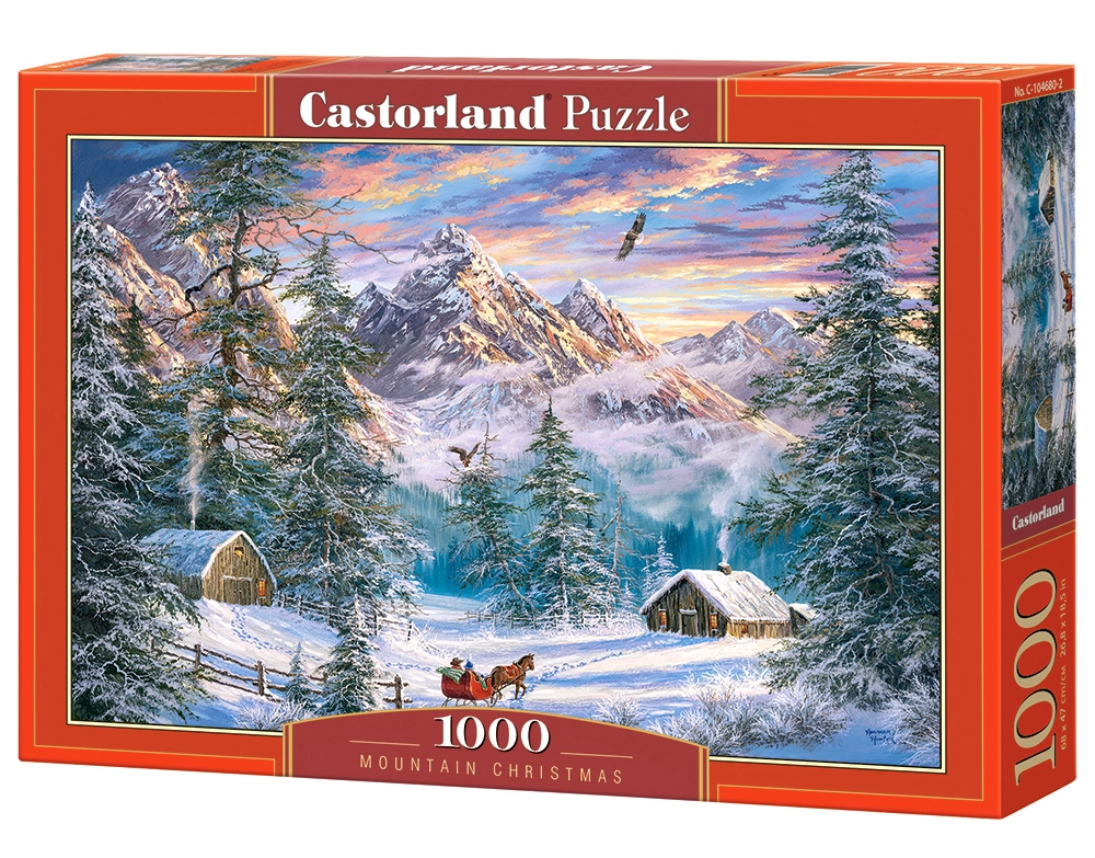 Castorland Mountain Christmas 1000 pcs Jigsaw