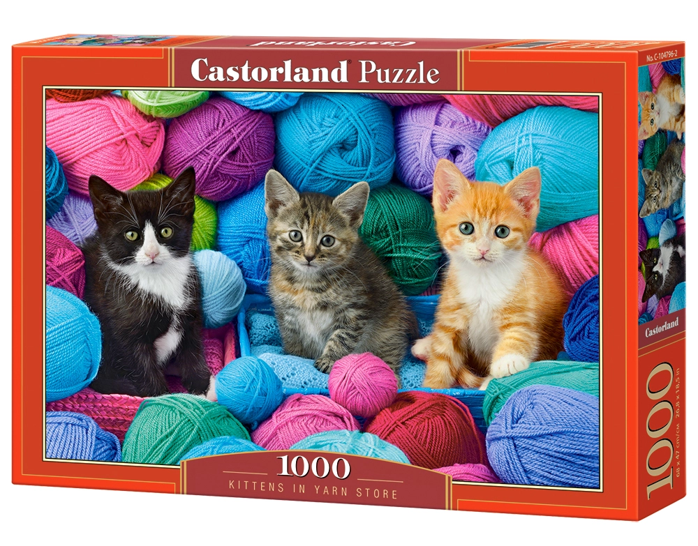 Castorland Kittens in Yarn Store Jigsaw