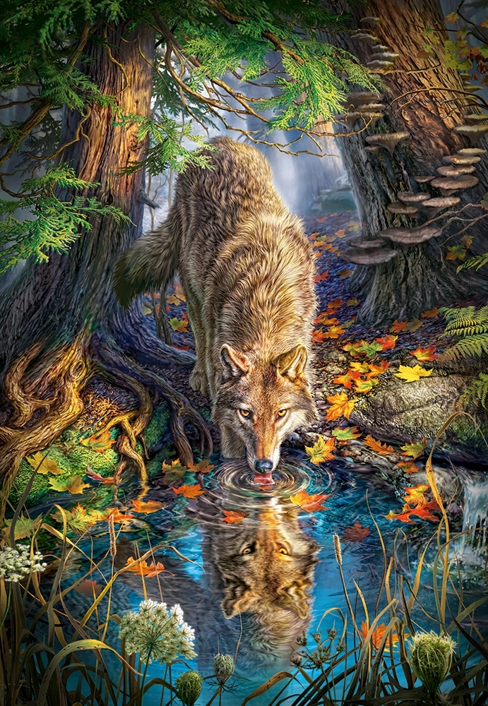 Castorland Wolf in the Wild Jigsaw