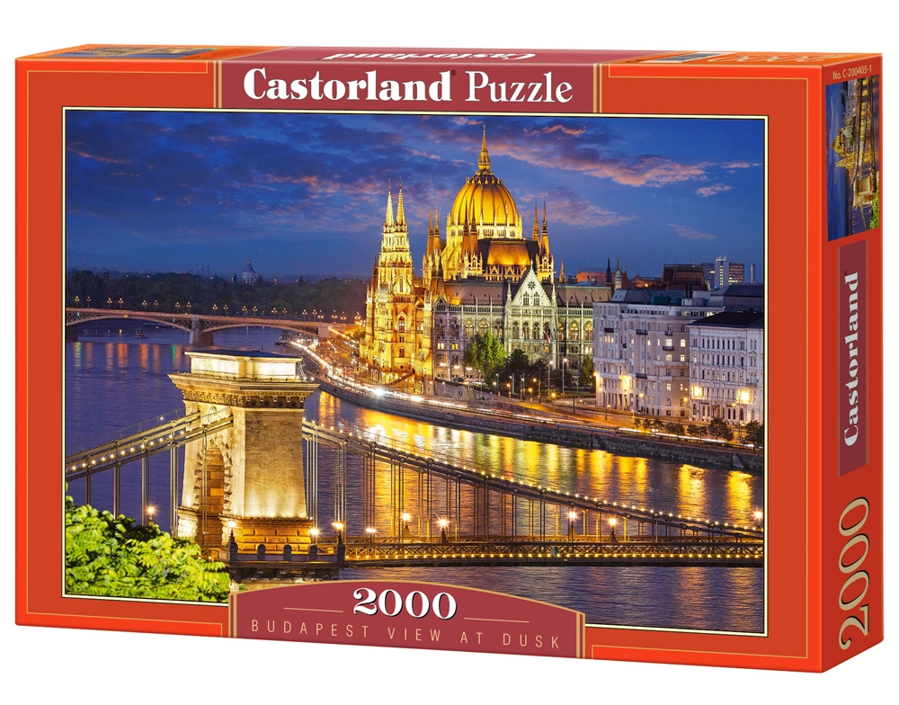 Castorland Budapest view at dusk 2000